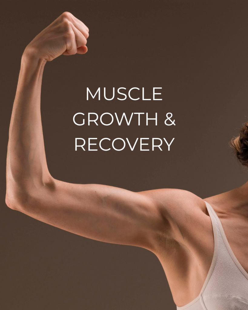 L-Arginine for muscle recovery and growth.